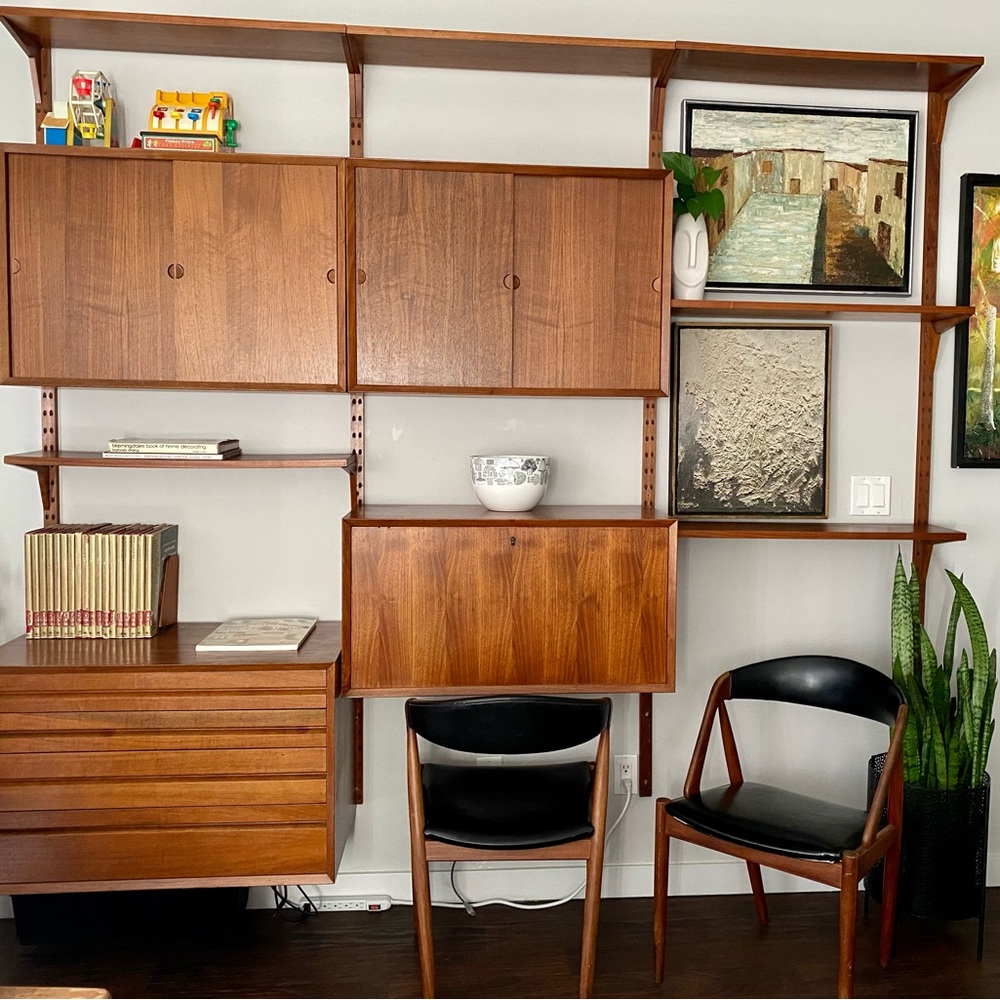 SOLD! Poul Cadovius Denmark CADO Wall Unit Dresser Desk Shelves